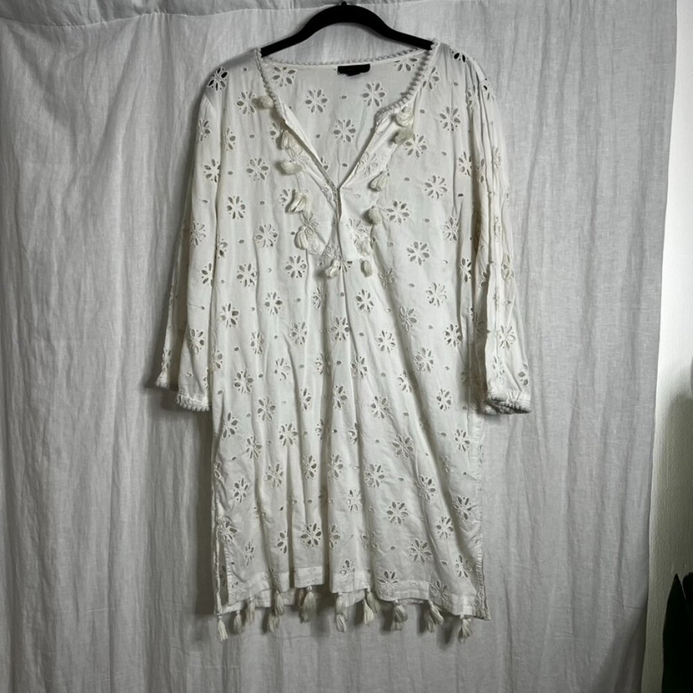 J Crew Off White Cover Up